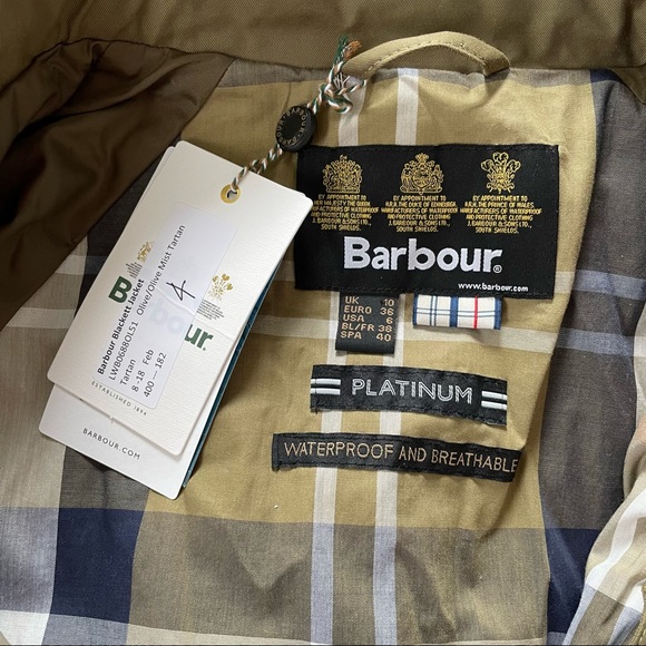 Nwt Barbour Blackett Parka Jacket 